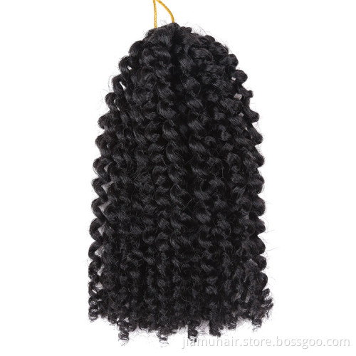 afro kinky curly twist Crochet Hair Extensions synthetic bob marly Braiding Hair Ombre crochet braids wholesale